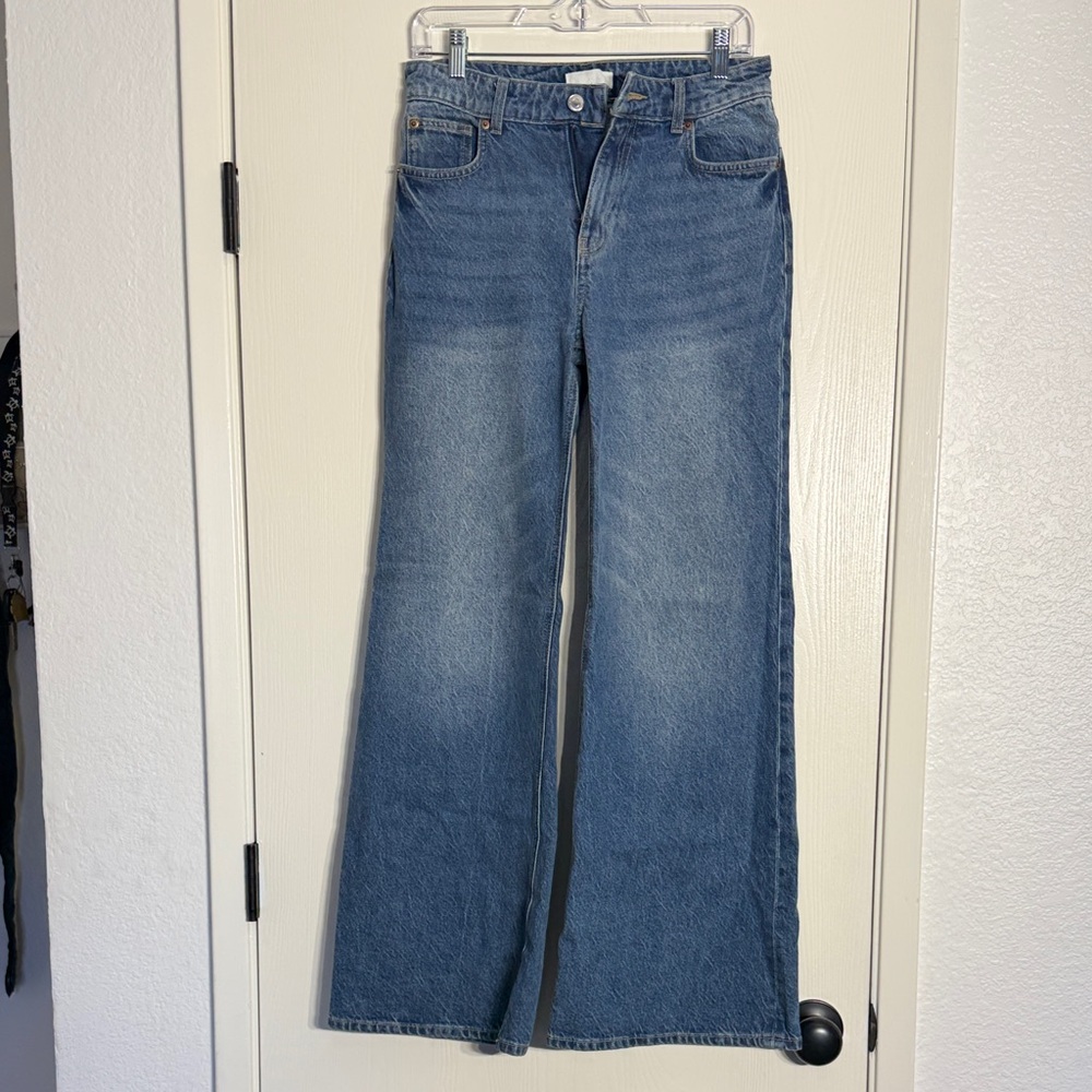 Source Unknown Blue Wide-Leg Women's Jeans